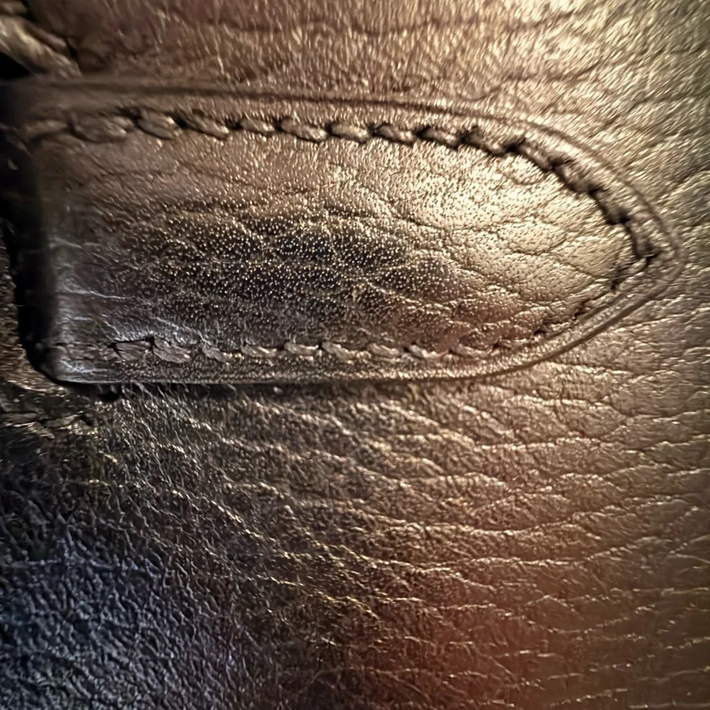 Rare Vintage 2003 Hermes Birkin 35 Ardennes leather Gold hardware & Entrupy COA - Picture 16 of 17